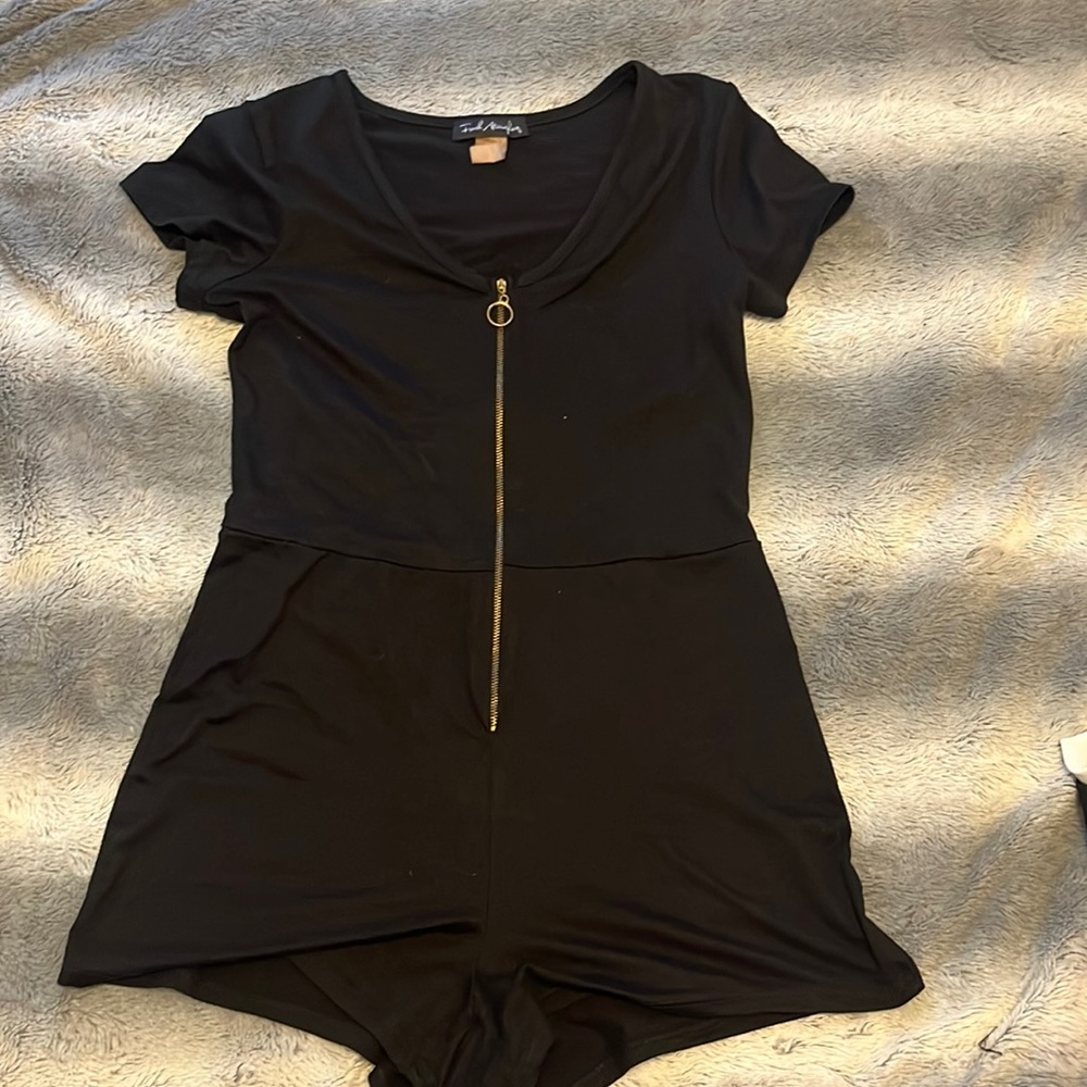 Black Shorts Romper